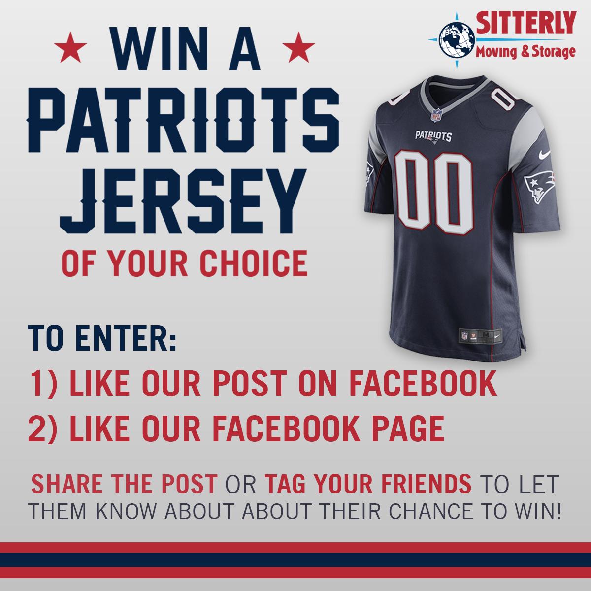 Enter to Win a Patriots Jersey of Your Choice - Best Movers, Springfield  MA, Northampton MA, Deerfield MA